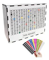 2X Cofre Desafio 20 Mil Reais Poupar Cofrinho + Marcador