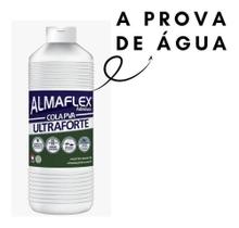 2X Cola Pva Para Madeira Interno E Externo Almaflex 993 1Kg 2X Cola Pva Para Madeira Interno E Externo Almaflex 993 1Kg