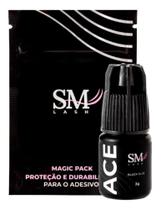 2X Cola Sm Ace 3Ml Extensão Cílios Fio Premium Black Anvisa