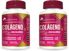 2x Colágeno Verisol + Ácido Hialurônico 750Mg 120 Caps Flora 2x Colágeno Verisol + Ácido Hialurônico 750Mg 120 Caps Flora