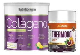 2X Colágeno Verisol Pó + Thermoro 60 Comp Laranja Moro Cafeí