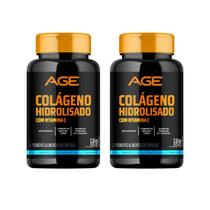 2x Colágeno + Vitamina C (120 cápsulas) - AGE - (120 cápsulas) - AGE