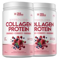 2x Collagen Protein Hidrolisado Red Berries 450g True Source