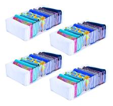 2X Colmeia Organizadora Roupa Cristal Ldx Kit 4 Pp P M G