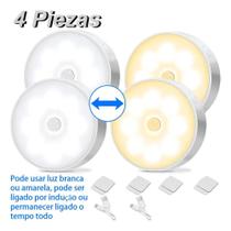 2X Com Sensor Presença Recarregável Luminárias Lâmpada Led S