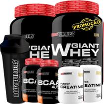 2X Combo Duplo Whey Protein + 2X Bcaa + 2X Creatina + Shaker 2X Combo Duplo Whey Protein + 2X Bcaa + 2X Creatina + Shaker