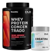2X Combo Whey Concentrado 900G + Creatina 300G Dux Nutrition