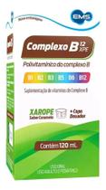 2X Complexo B Xarope Ems 120Ml Engordar (B12) - 24H