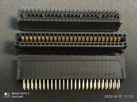 2x Conector Card Edge 552-0048-5 2x25Vias Pci 2,54mm Hrs