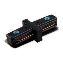 2X Conector Emenda Para Trilho Eletrificado Preto Branco Est