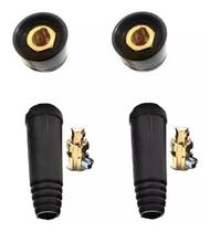 2x conector engate rápido cabo solda macho + fêmea painel 9mm