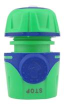 2X Conector Engate Rápido Com Stop Para Mangueira 1/2 Amanco