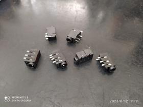 2x Conector Jack J2 Stereo 4 Terminais Ck4-3,5-9b-4p-1,6h