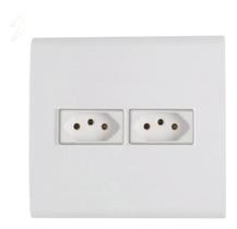 2X Conj 2 Tomadas 10A 4X4 Liz Branca Tramontina 2X Conj 2 Tomadas 10A 4X4 Liz Branca Tramontina