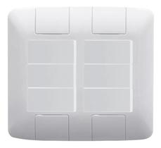 2X Conj 6 Interruptores Simples 4X4 Linha Aria Tramontina 2X Conj 6 Interruptores Simples 4X4 Linha Aria Tramontina