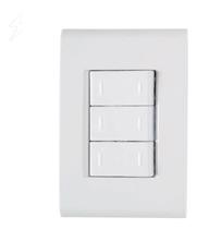 2X Conj Interruptor Triplo Paralelo Liz Branco Tramontina 2X Conj Interruptor Triplo Paralelo Liz Branco Tramontina