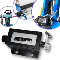 2X Contador Manual Batidas Voltas Mecânico 5 Dígitos Algaris