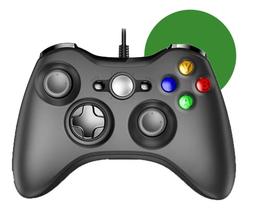 2X Controle 360 Box Para Video Game Pc Tv Com Fio Joystick
