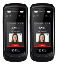 2x Controle Acesso Facial Control Id Idface Pro 125 Khz 10 K Cor Preto