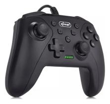 2X Controle Joystick Knup Kp-Cn700 Preto