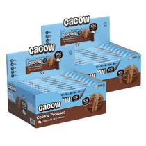 2x Cookie Proteico Cacow Meio Amargo 9 unidades 40g - 2x Cookie Proteico Cacow Meio Amargo 9 unidades 40g -