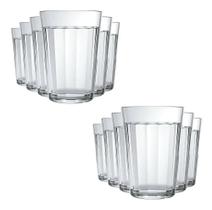 2X Copo Americano Nadir Simples Long Drink Com 12 Peças 30