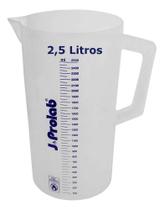 2X Copo Dosador Medidor 2,5 Litros Jarra Alça Plástico Gradu 2X Copo Dosador Medidor 2,5 Litros Jarra Alça Plástico Gradu