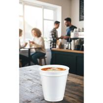 2x Copo Térmico Isopor Café 120ml - Kit 100 Unidades