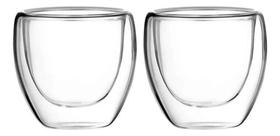2X Copos De Vidro Borossilicato Duplo 80Ml Nespresso 2 Unida