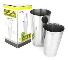 2X Coqueteleira Boston Inox 28Oz Com Peso E 18Oz Sem Peso