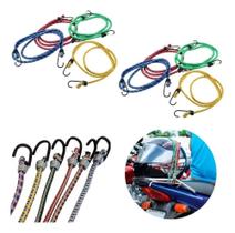 2X Corda Elástico 1,5 Metros Bagageiro Moto Bike Kit 10 Un C