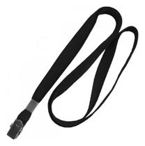 2X Cordão Para Crachá Com Jacaré Preto 12Mm Mares 10 Und 2X Cordão Para Crachá Com Jacaré Preto 12Mm Mares 10 Und