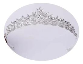 2X Coroa Tiara Para Noiva Debutante Casamento Miss Festa