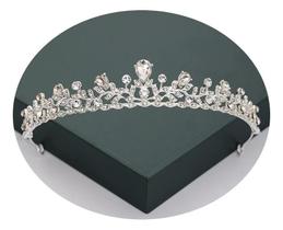 2X Coroa Tiara Para Noiva Debutante Strass Casamento Miss Ti