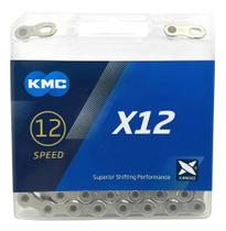 2X Corrente Kmc 12V 126 Elos X12 Silver Bicicleta Mtb 2X Corrente Kmc 12V 126 Elos X12 Silver Bicicleta Mtb