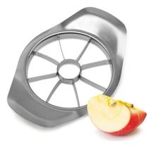2X Cortador Fatiador De Maça Pera Frutas E Legumes Inox