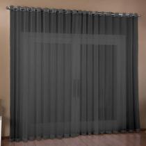 2X Cortina Lima 4 Metros X 2,80M Voil Quarto Janela Porta Vo