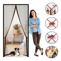2X Cortina Magnética Tela Mosqueteira Anti-Mosquito Inseto