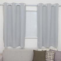 2X Cortina Para Janela Sala E Quarto 2,20 X 1,50 Decoração C