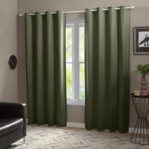 2X Cortina Para Sala Blackout Veda Luz 100% Blacaute 2,80X2,