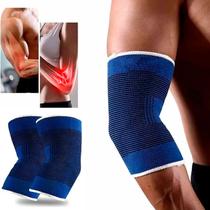 2x Cotoveleira Alta compressão Ajustável Tendinite Bursite Epicolondite Esporiva Musculacao Cross Volei Basquete Tenis C