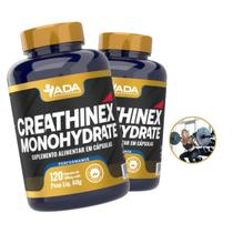 2x Creathinex Monohydrate Creatina Monohidratada 240 Cápsulas Academia Suplemento 100% Pura Energia