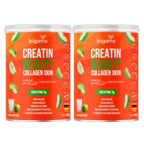 2x Creatin Beauty Collagen Skin Maça Verde Bigens 300g - 2x Creatin Beauty Collagen Skin Maça Verde Bigens 300g -