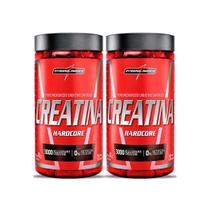 2x Creatina Hardcore Integralmédica 120 Cápsulas Sabor:Neutro
