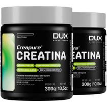 2x Creatina Monohidratada Creapure Dux 300g Sabor Sem Sabor