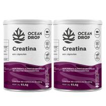 2x Creatina Monohidratada Ocean Drop 180 Capsulas