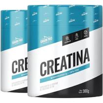 2x Creatina Pura Monohidratada Shark Pro 300g - Kit 2 Unid