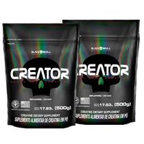 2x creator 500g - 1kg creatina monohidratada pura