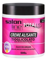 2X Creme Alisante Óleo De Argan Médio Salon Line 500G