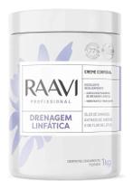 2X Creme De Massagem Para Drenagem Linfática 1Kg Raavi